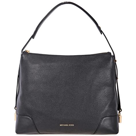 michael kors women's crosby large shoulder bag|Michael Kors black shoulder handbags.